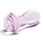 Gläs 5’’ Rosebud Glass Butt Plug - Pink