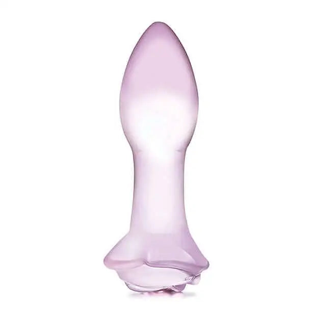 gläs 5" Rosebud Glass Butt Plug - Rolik®