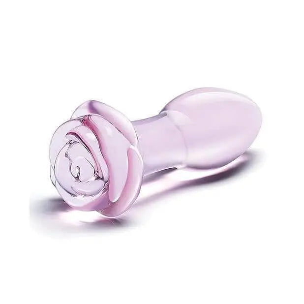 gläs 5" Rosebud Glass Butt Plug - Rolik®