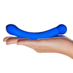 gläs 6" Curved G - spot Blue Glass Dildo - Rolik®