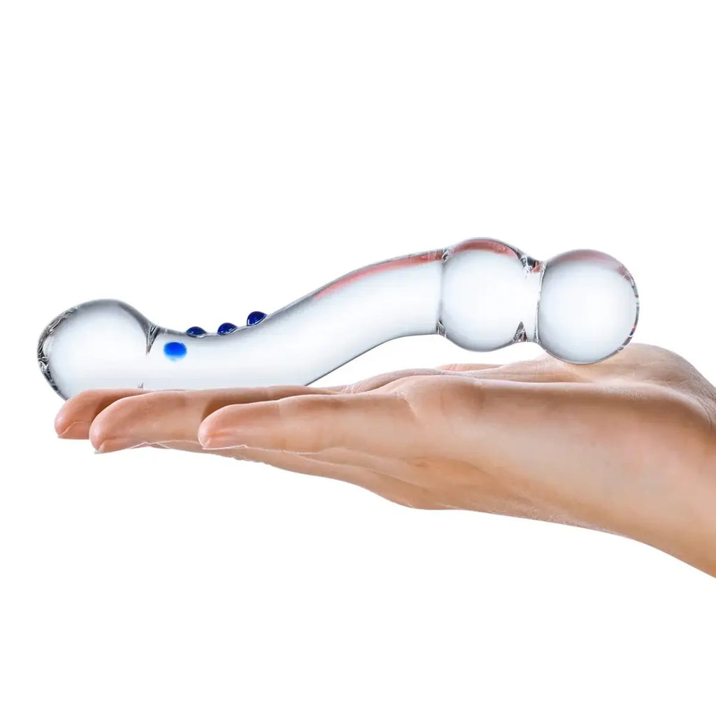 gläs 6" Curved G - Spot Glass Dildo - Rolik®