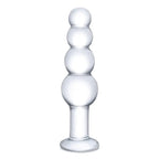 gläs 7.25" Glass Beaded Butt Plug - Rolik®
