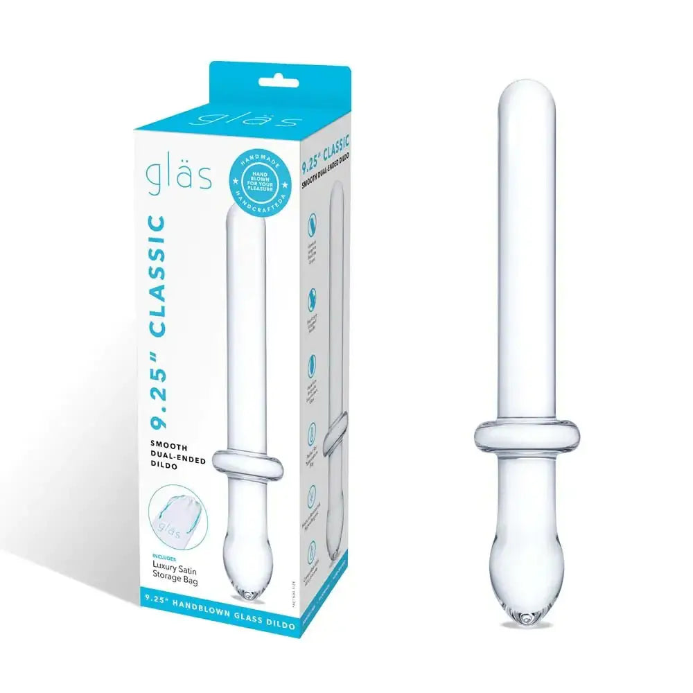 gläs 9.25" Classic Smooth Dual - Ended Dildo - Rolik®