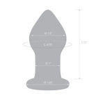 Gläs Amethyst Rain Butt Plug - Rolik®