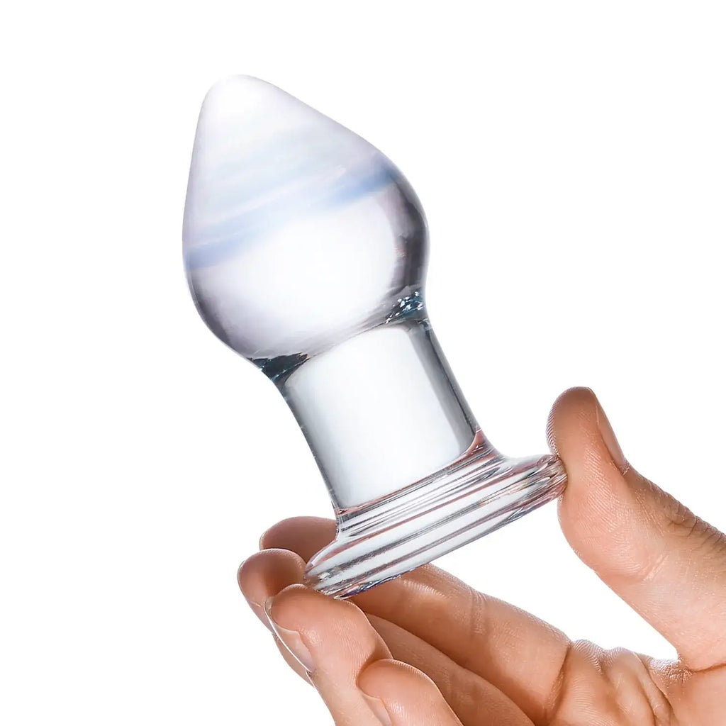 Gläs Amethyst Rain Butt Plug - Rolik®