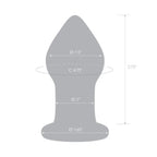 Gläs Amethyst Rain Butt Plug - Rolik®
