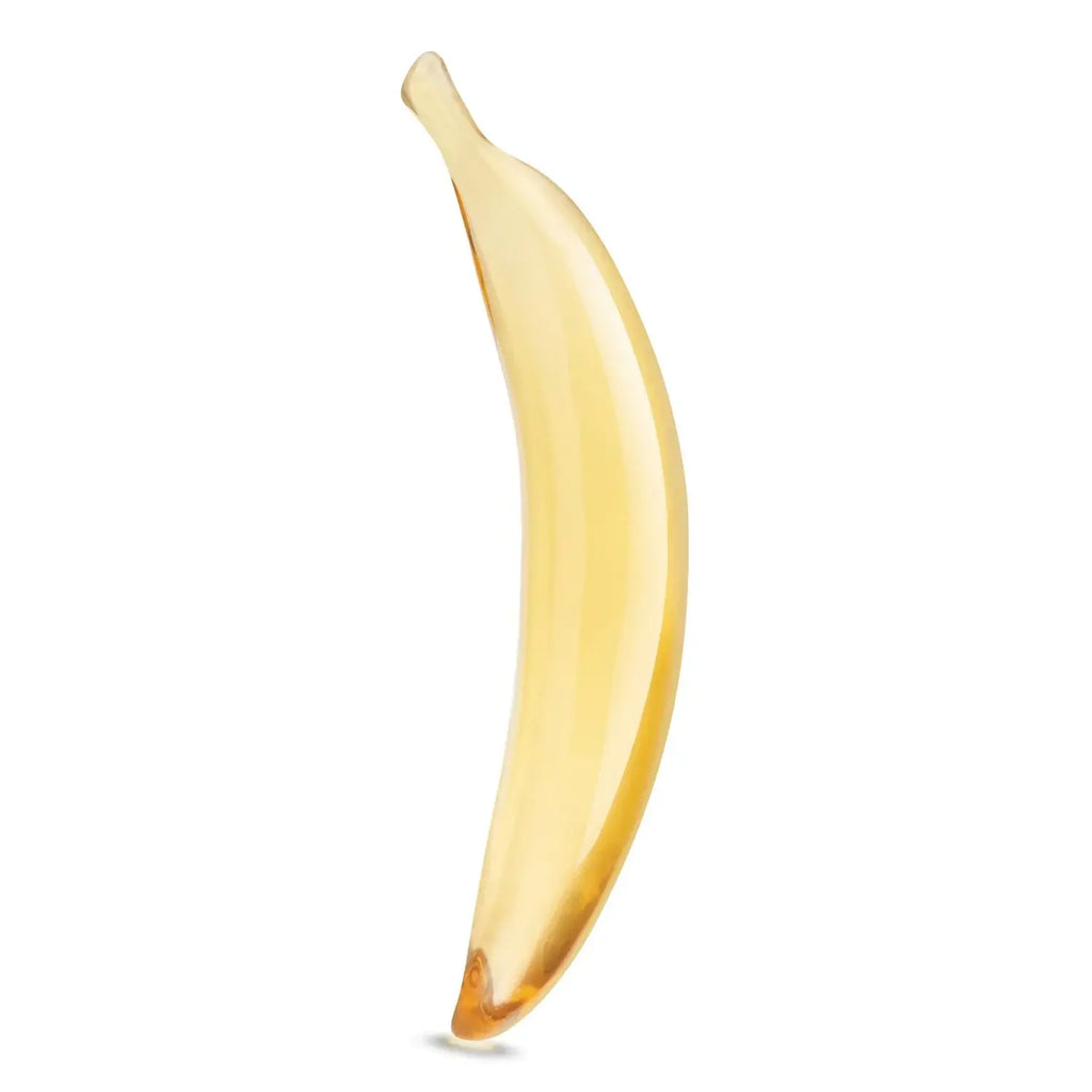 Yellow Banana Joy 7’’ Glass Dildo