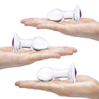 gläs Bling Bling 3 - Piece Glass Anal Training Kit - Rolik®