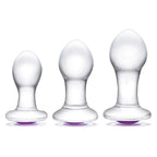 gläs Bling Bling 3 - Piece Glass Anal Training Kit - Rolik®