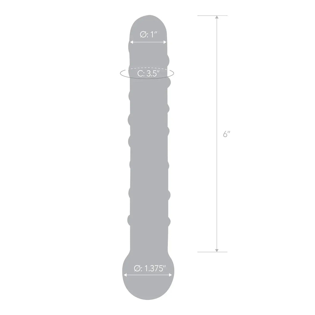 Gläs Callisto Clear Glass Dildo - Rolik®