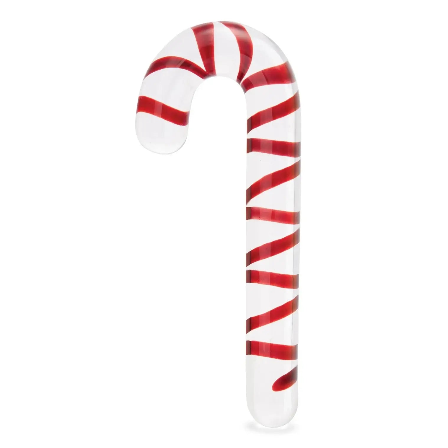 Candy Cane Dream 7.5’’ Glass Dildo