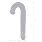 Candy Cane Dream 7.5’’ Glass Dildo
