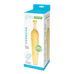 Yellow Cornstar 8’’ Glass Dildo