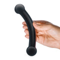 Gläs Double Bull Black Glass Dildo - Rolik®