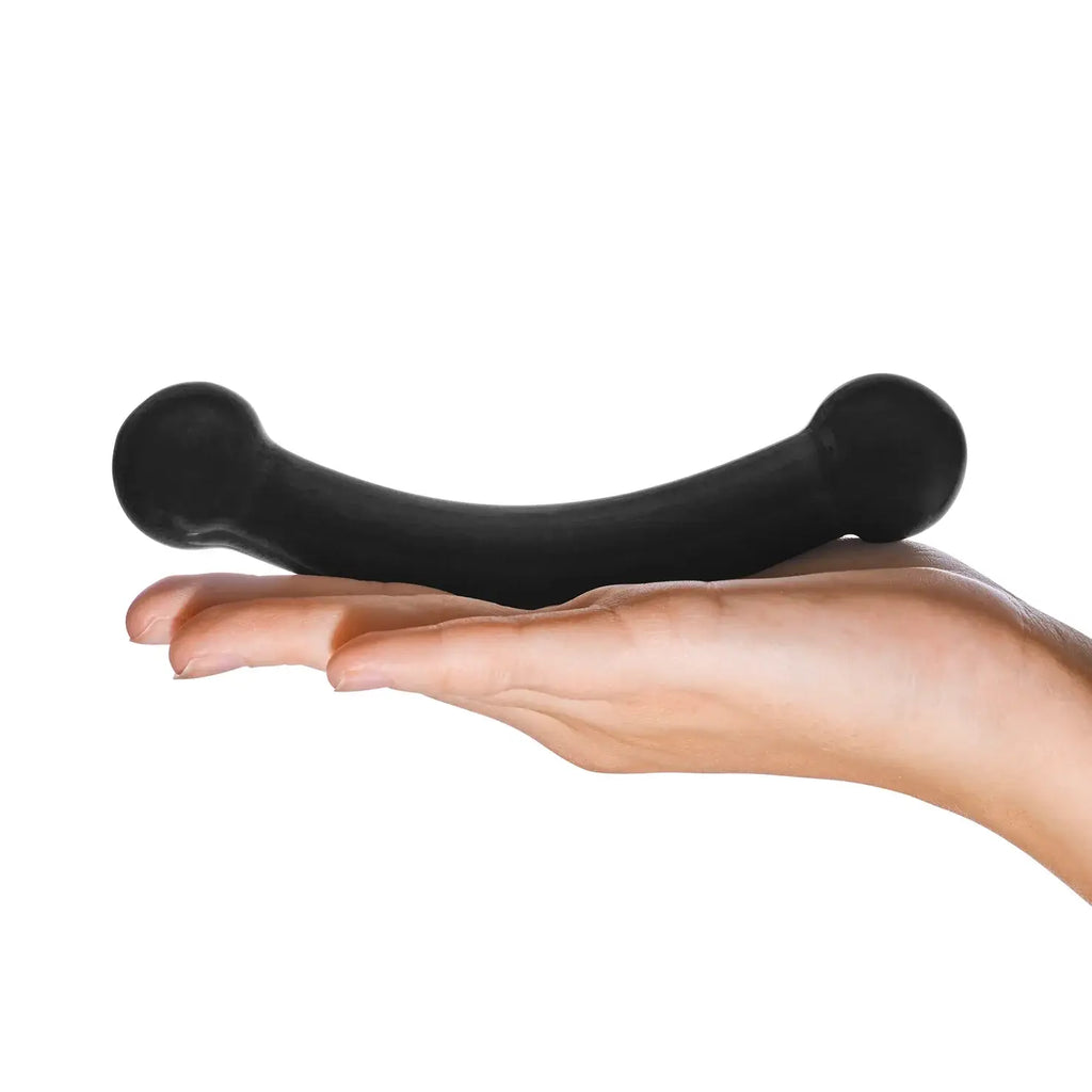 Gläs Double Bull Black Glass Dildo - Rolik®