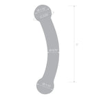 Gläs Double Bull Black Glass Dildo - Rolik®