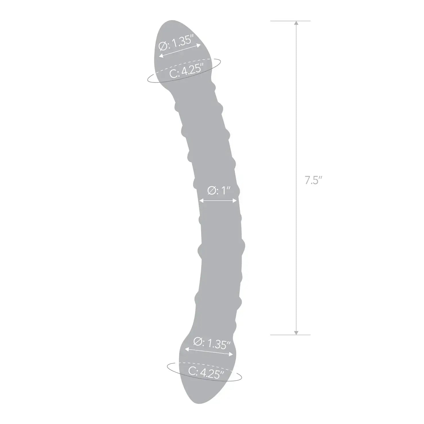 Gläs Double Trouble Glass Dildo - Rolik®