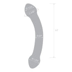 gläs Double Trouble Purple Glass Dildo - Rolik®