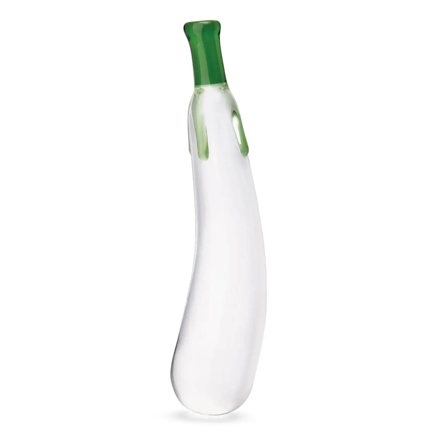 Eggplant Ecstasy 7.25’’ Glass Dildo