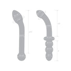 gläs G - Spot Pleasure Glass Dildo and Butt Plug Set - Rolik®