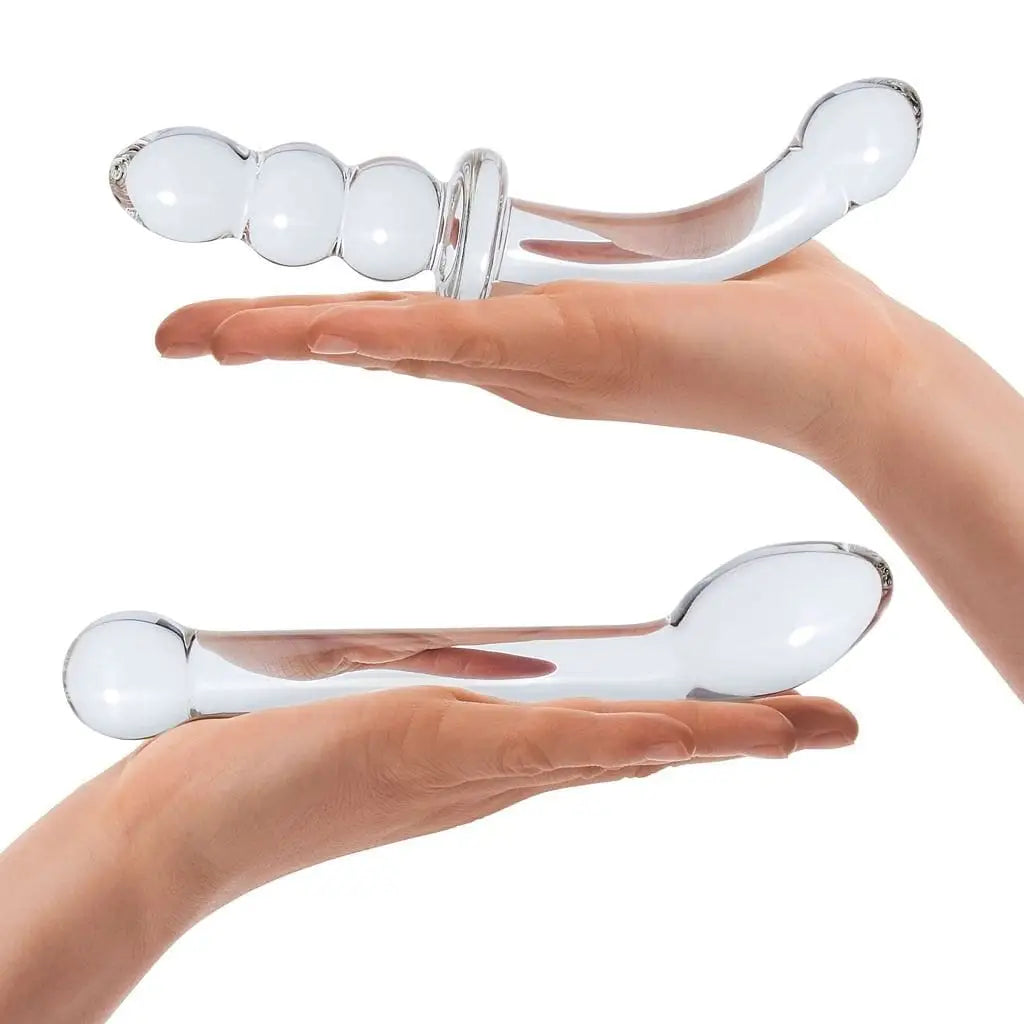 gläs G - Spot Pleasure Glass Dildo and Butt Plug Set - Rolik®