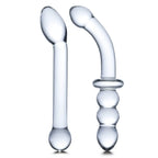 gläs G - Spot Pleasure Glass Dildo and Butt Plug Set - Rolik®