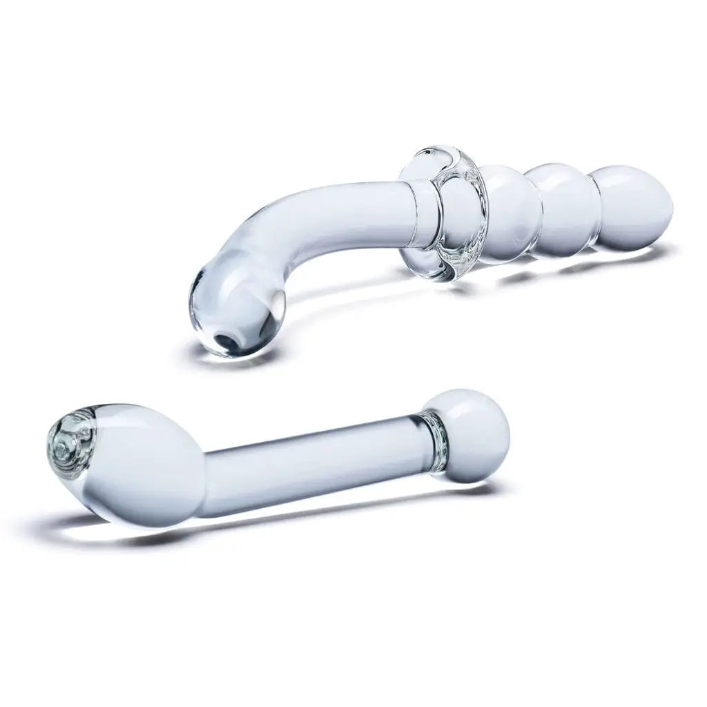 gläs G - Spot Pleasure Glass Dildo and Butt Plug Set - Rolik®