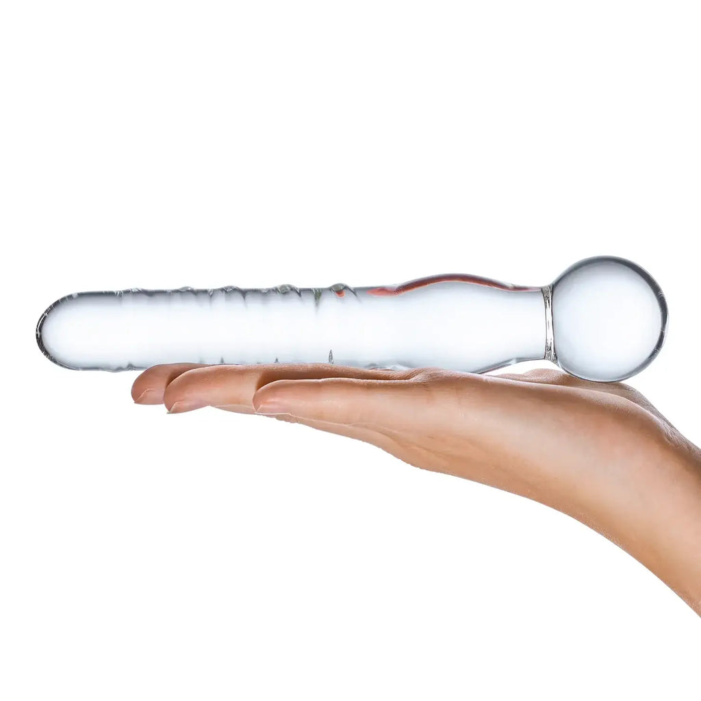 Gläs Joystick Clear Glass Dildo - Rolik®
