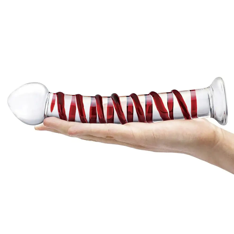 gläs 10" Mr. Swirly Glass Dildo - Rolik®