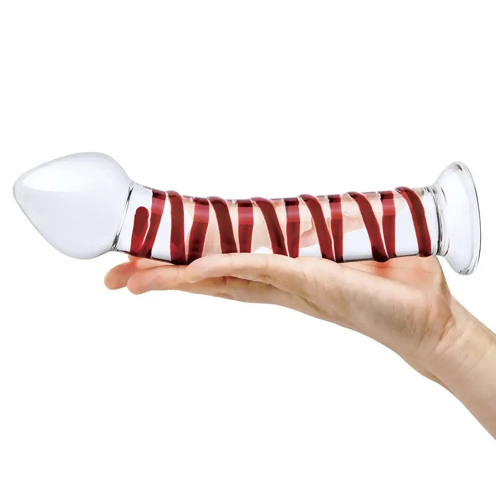 gläs 8" Mr. Swirly Glass Dildo - Rolik®