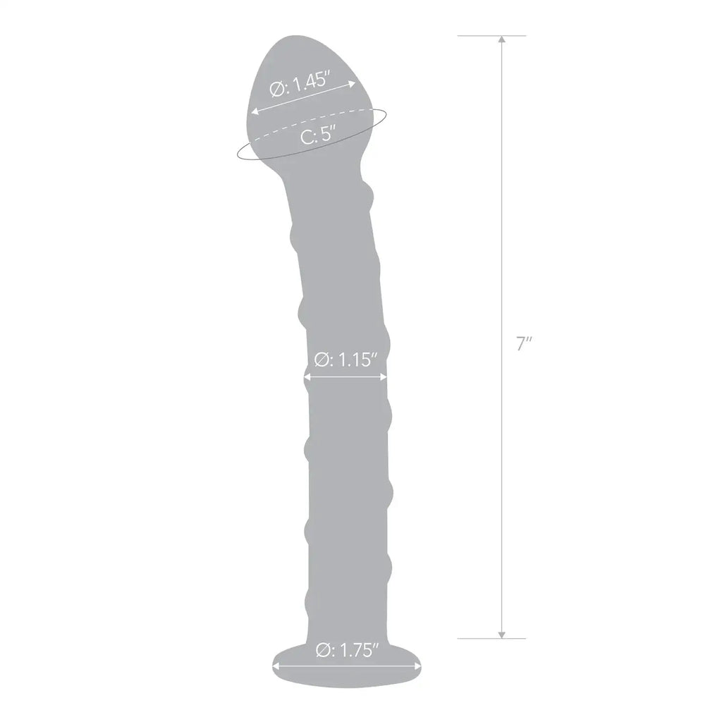 Gläs Mr. Swirly Dildo - Rolik®