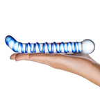 gläs 6.5" Mr. Swirly G - Spot Glass Dildo - Rolik®