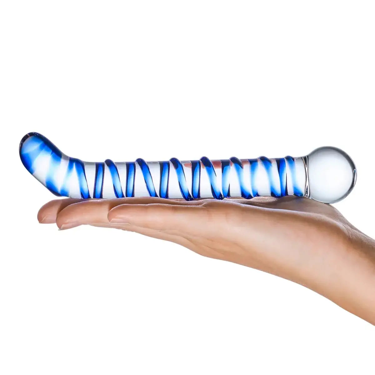 gläs 6.5" Mr. Swirly G - Spot Glass Dildo - Rolik®