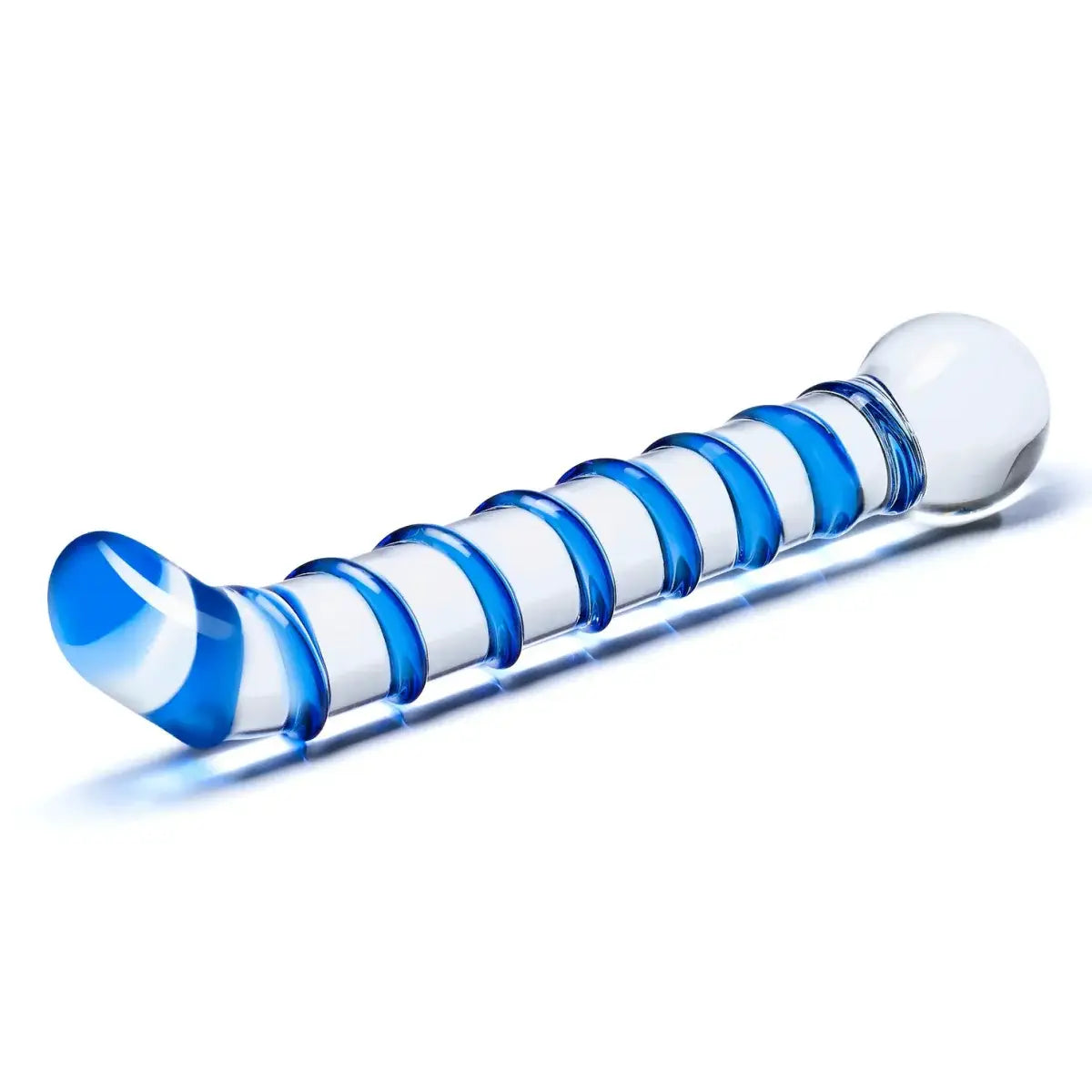 gläs 6.5" Mr. Swirly G - Spot Glass Dildo - Rolik®