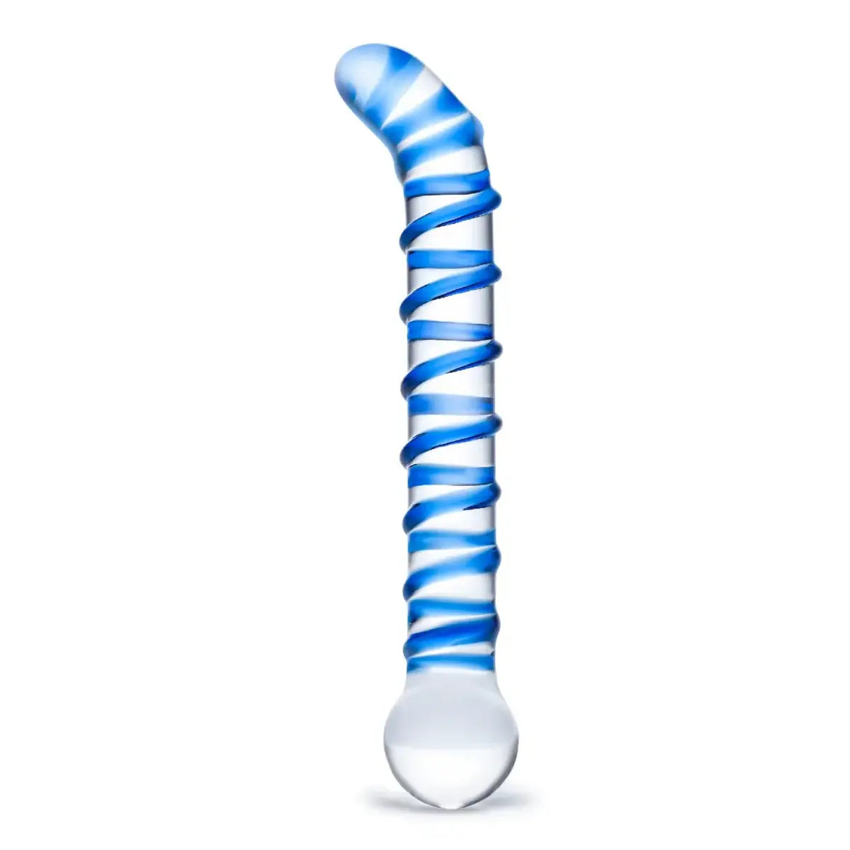 gläs 6.5" Mr. Swirly G - Spot Glass Dildo - Rolik®
