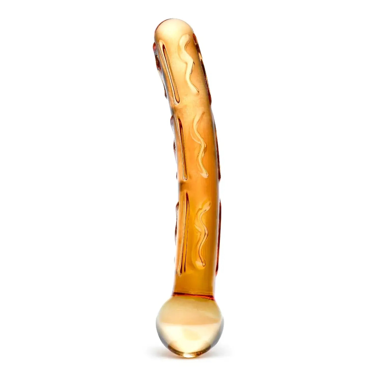 Gläs Orange Glass Tickler Dildo - Rolik®