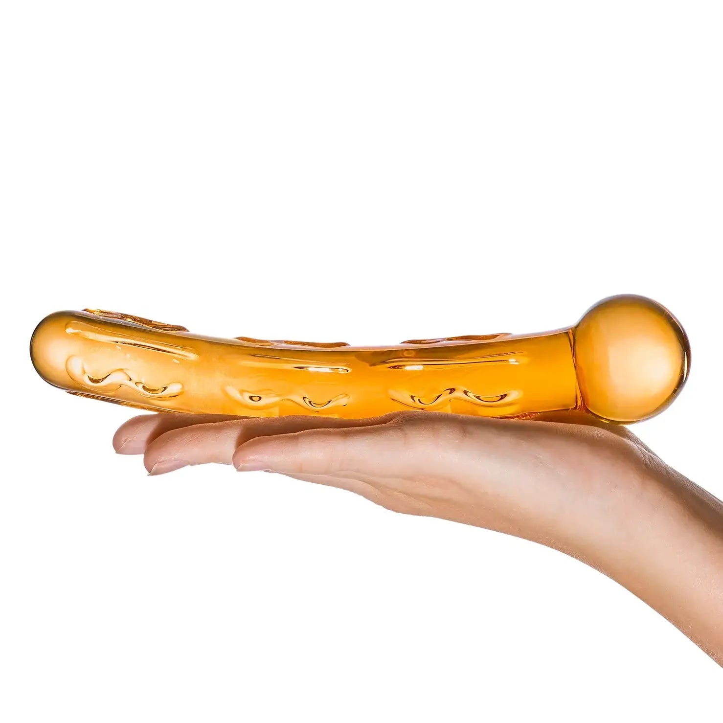 Gläs Orange Glass Tickler Dildo - Rolik®