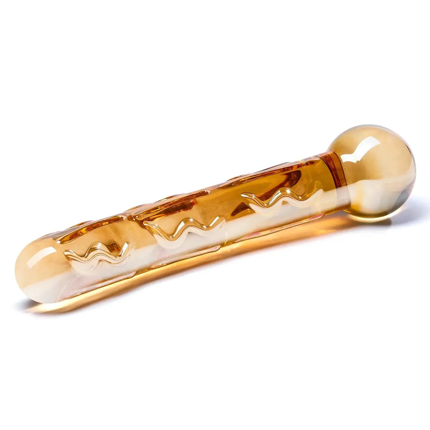 Gläs Orange Glass Tickler Dildo - Rolik®