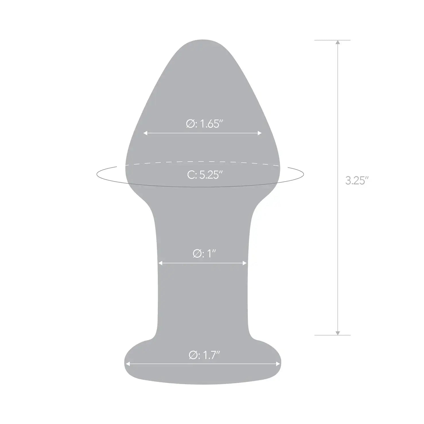 Gläs Over Easy Butt Plug - Rolik®