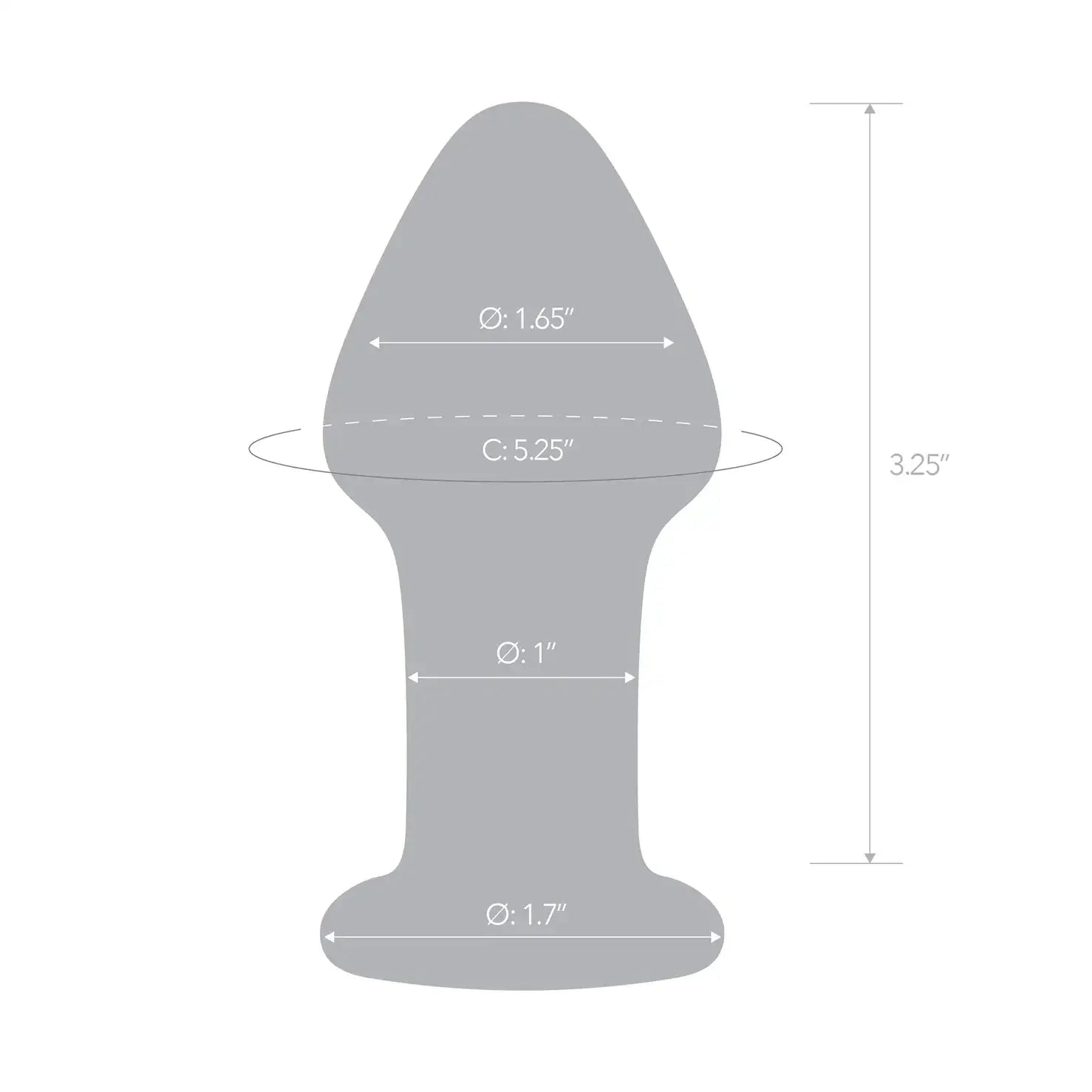 Gläs Over Easy Butt Plug - Rolik®