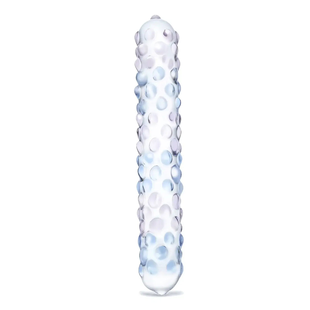 Gläs Purple Rose Nubby Glass Dildo - Rolik®