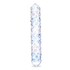 Gläs Purple Rose Nubby Glass Dildo - Rolik®