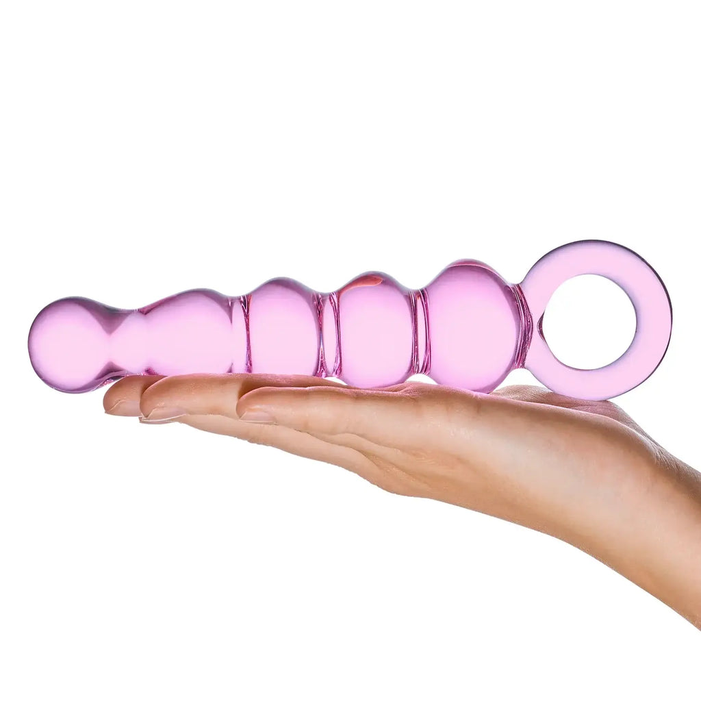 Gläs Quintessence Beaded Glass Anal Slider - Rolik®