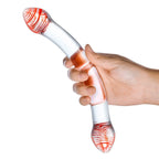 Gläs Red Head Glass Double Dildo - Rolik®