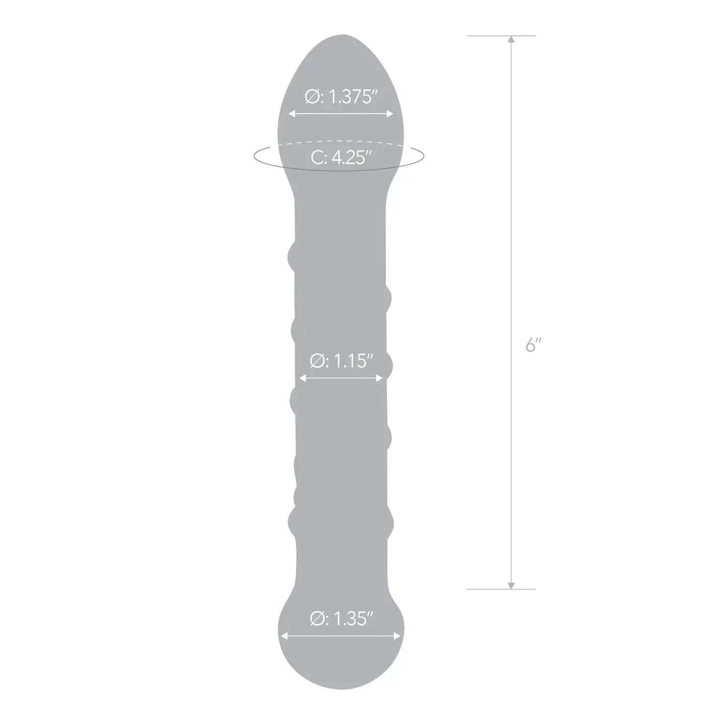 Gläs Spiral Staircase Full Tip Glass Dildo - Rolik®