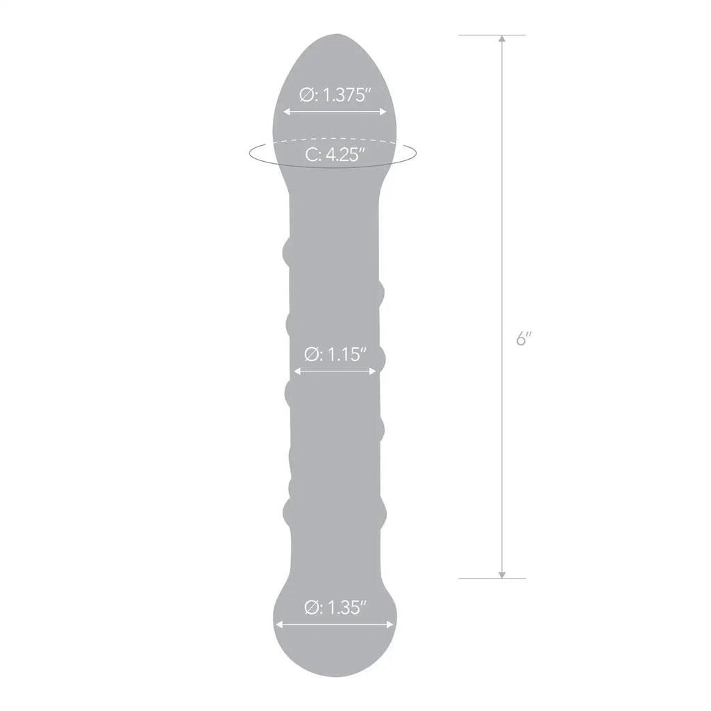 Gläs Spiral Staircase Full Tip Glass Dildo - Rolik®
