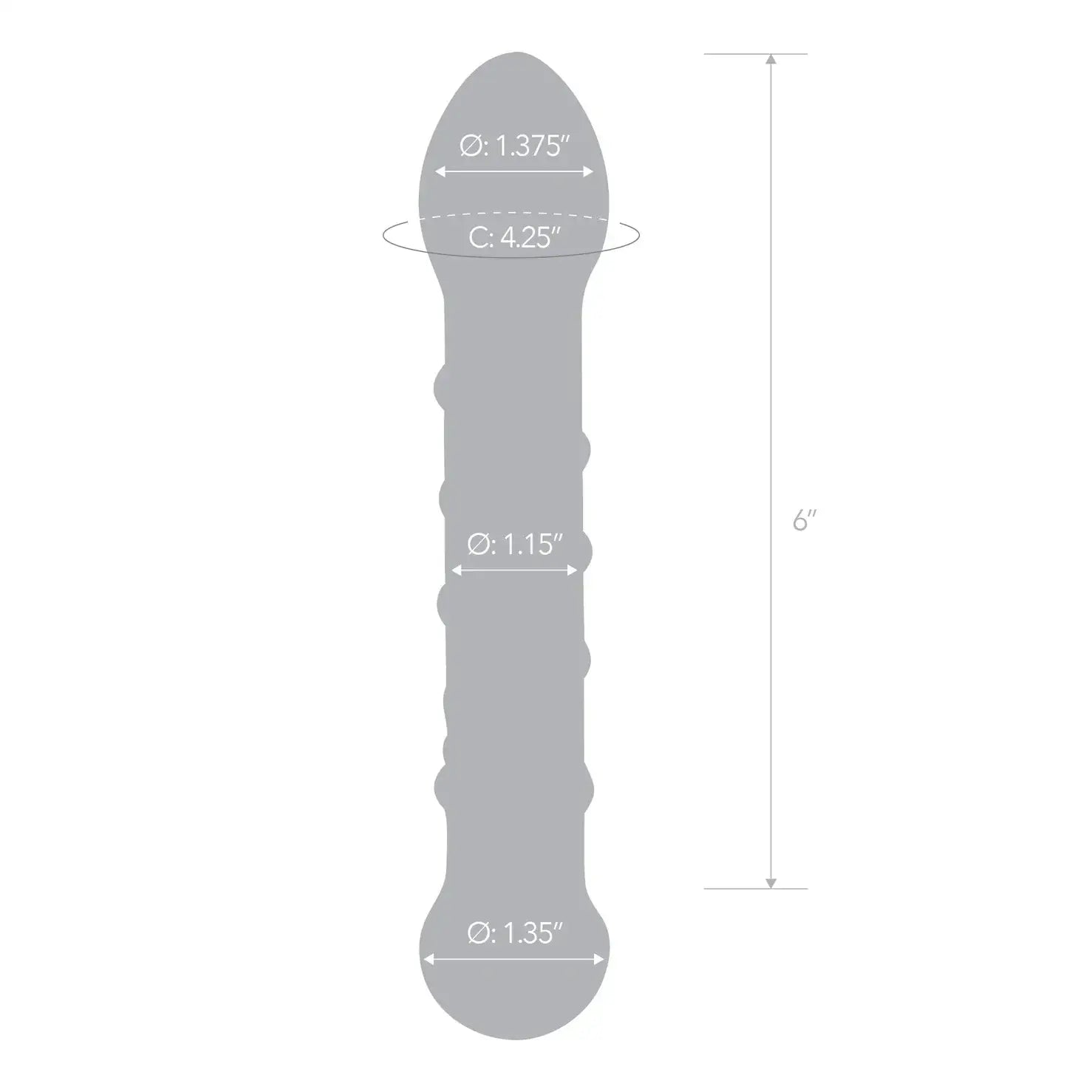Gläs Spiral Staircase Full Tip Glass Dildo - Rolik®