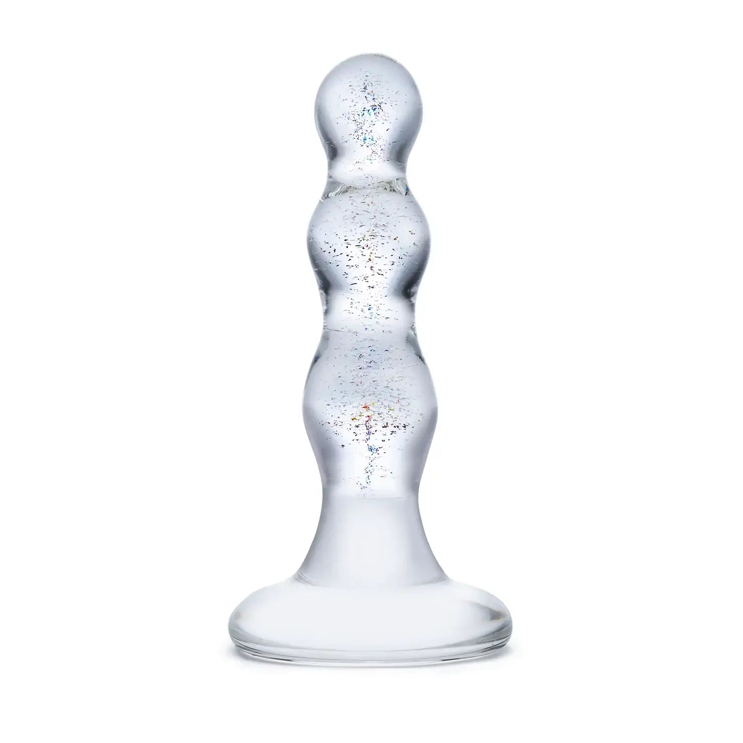 Gläs Triple Play Beaded Butt Plug - Rolik®