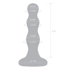 Gläs Triple Play Beaded Butt Plug - Rolik®