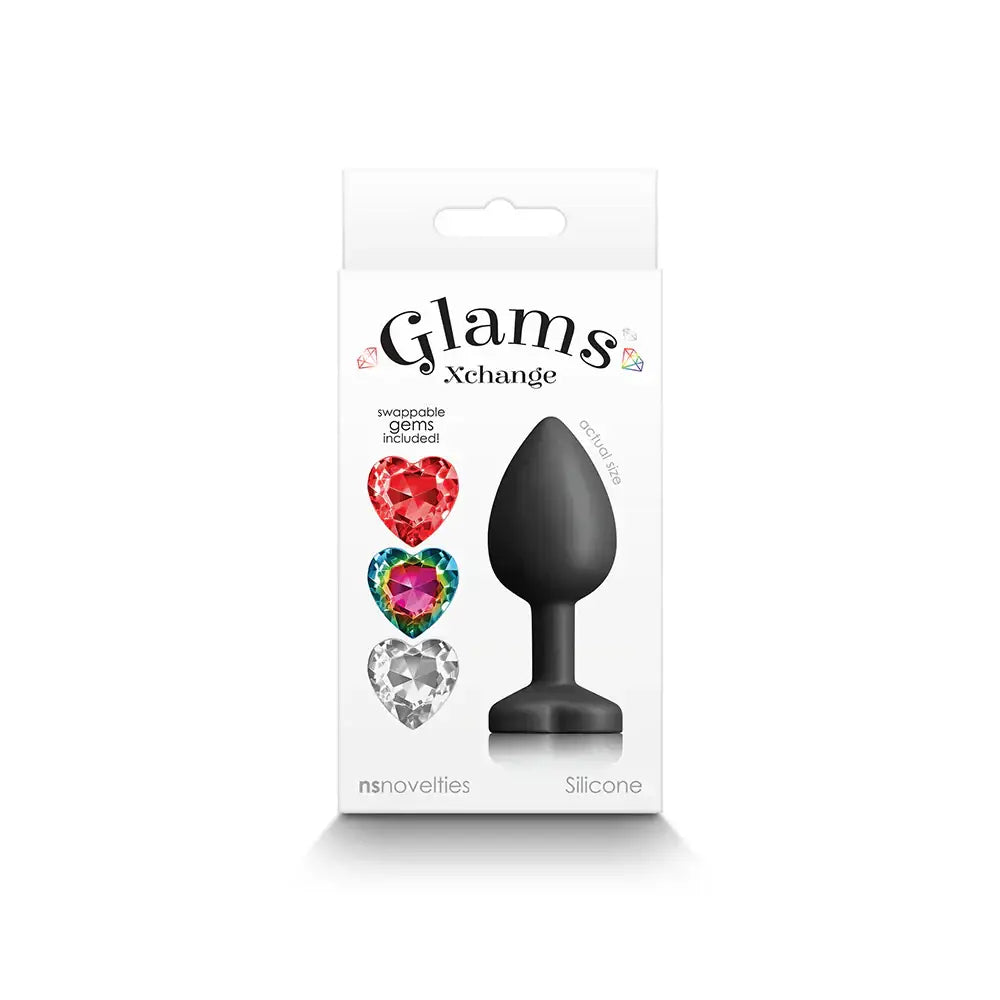 Glams Xchange Heart Plug - Butt